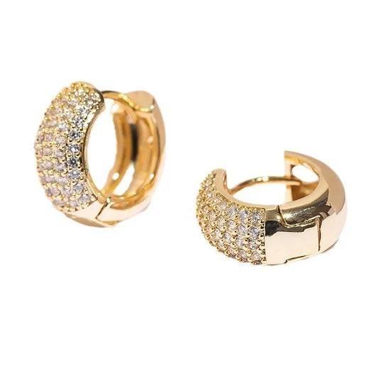 Brincos Argola Cravejado